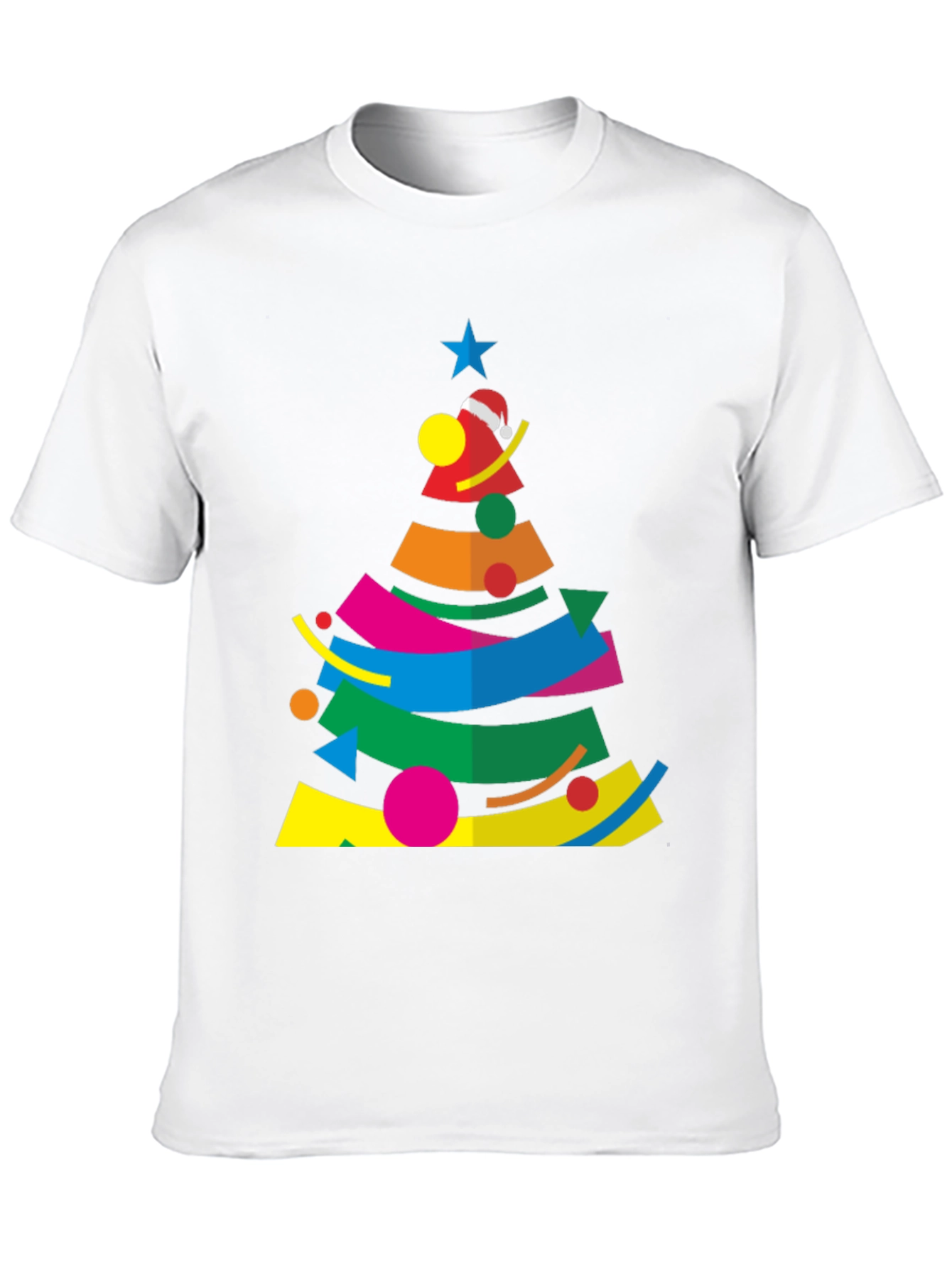 Abstract Christmas Tree Graphic Tee