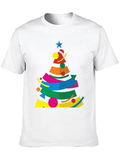 Abstract Christmas Tree Graphic Tee