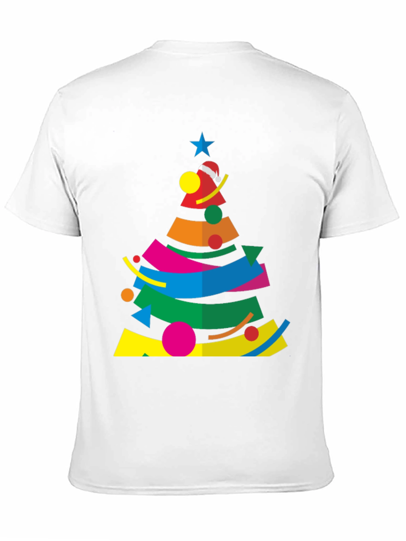 Abstract Christmas Tree Graphic Tee