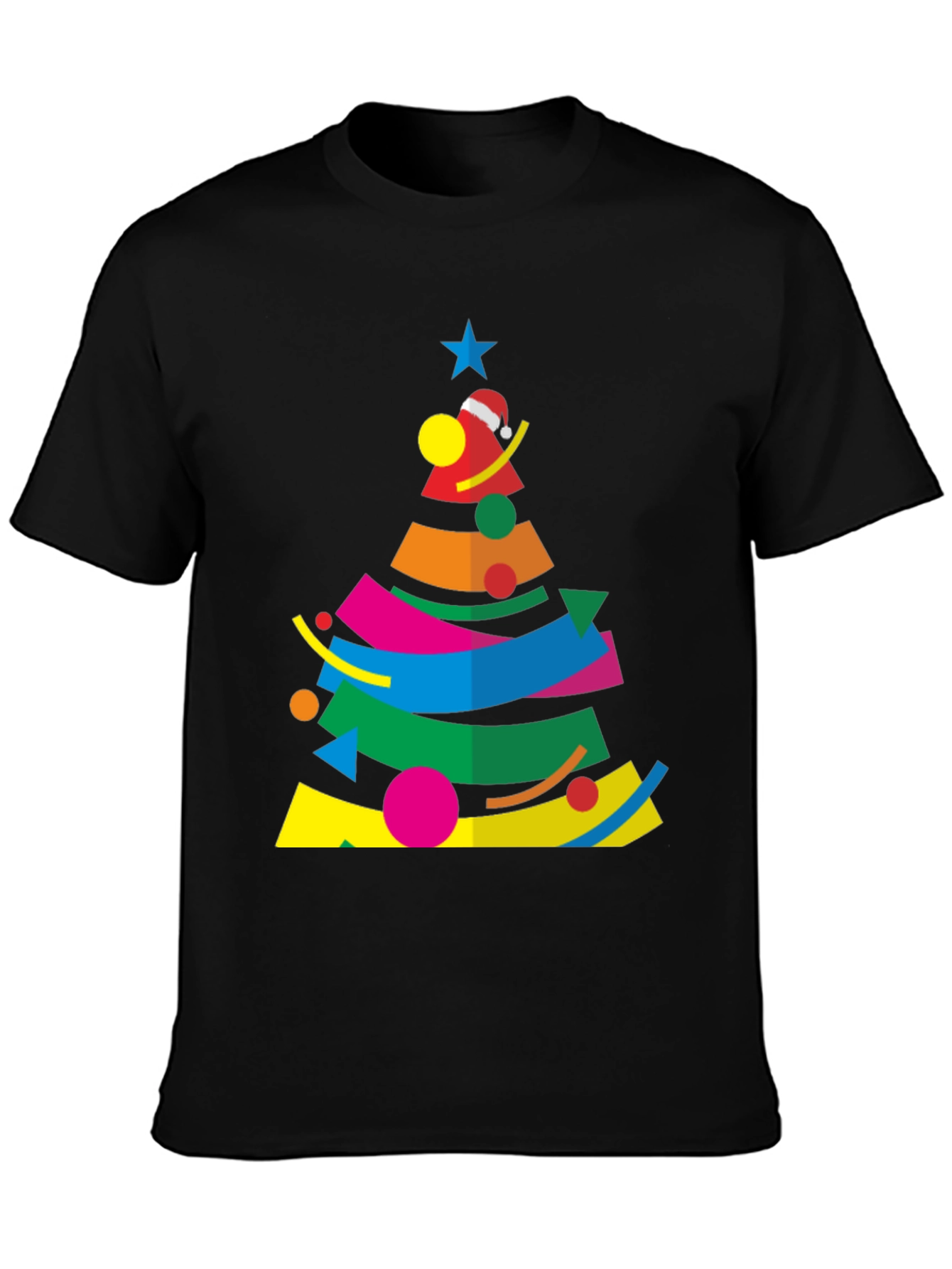 Abstract Christmas Tree Graphic Tee