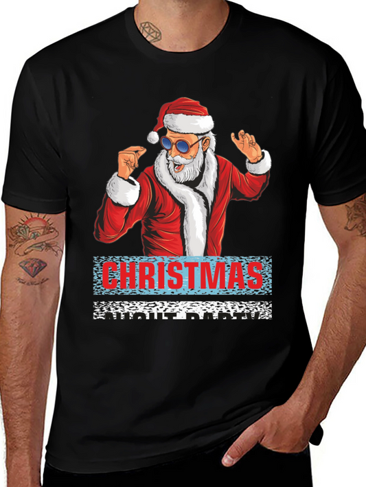 Santa Christmas Adult Party T-Shirt
