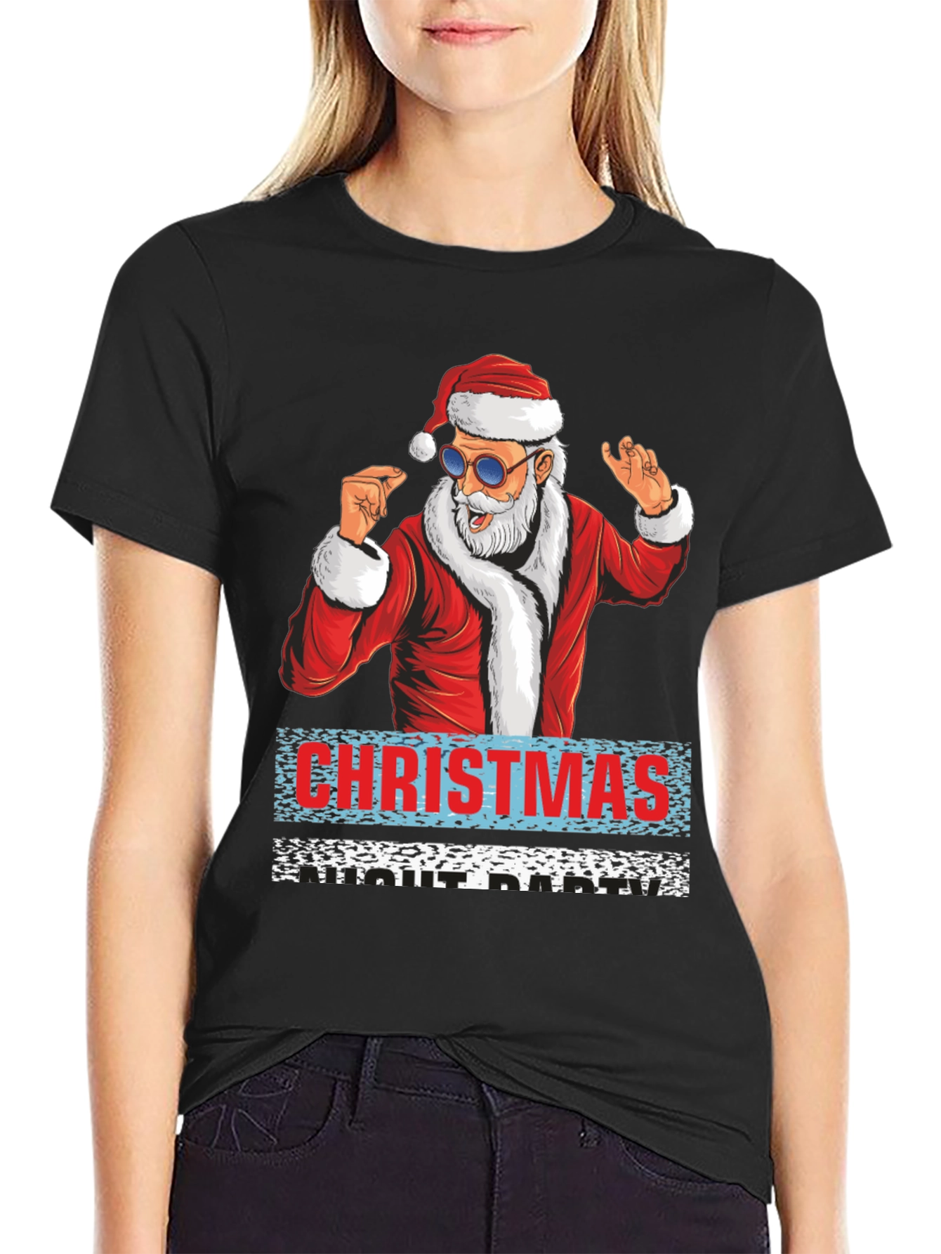 Santa Christmas Adult Party T-Shirt