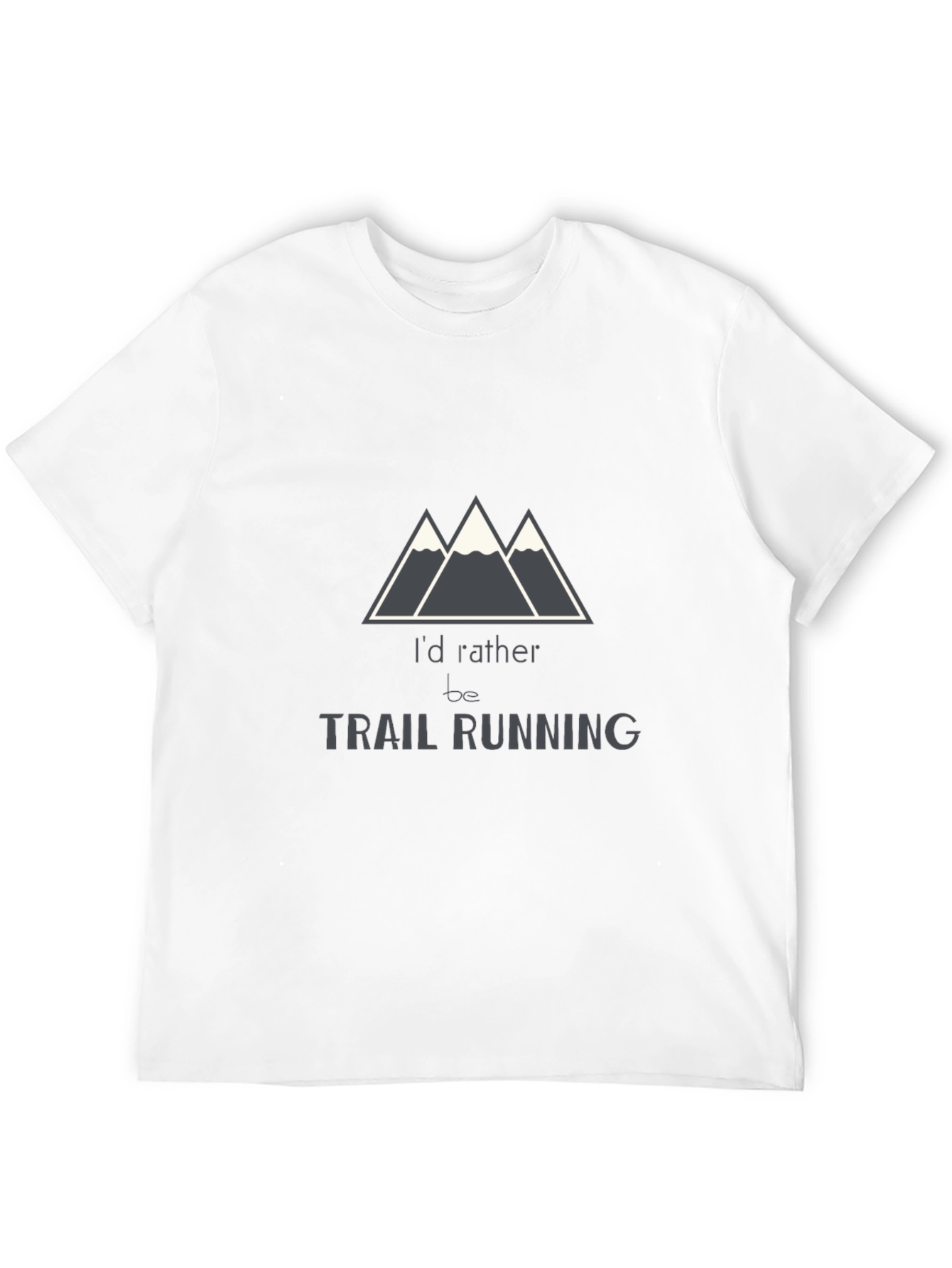 Trail Running T-Shirt - Mountain Design
