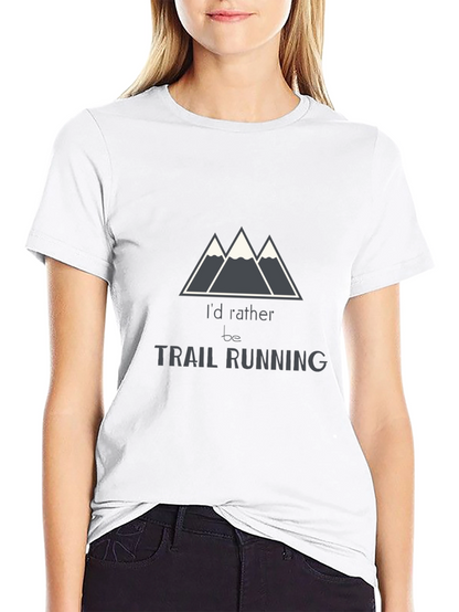 Trail Running T-Shirt - Mountain Design