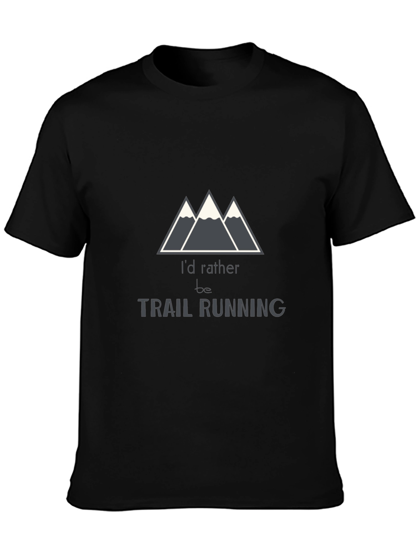 Trail Running T-Shirt - Mountain Design