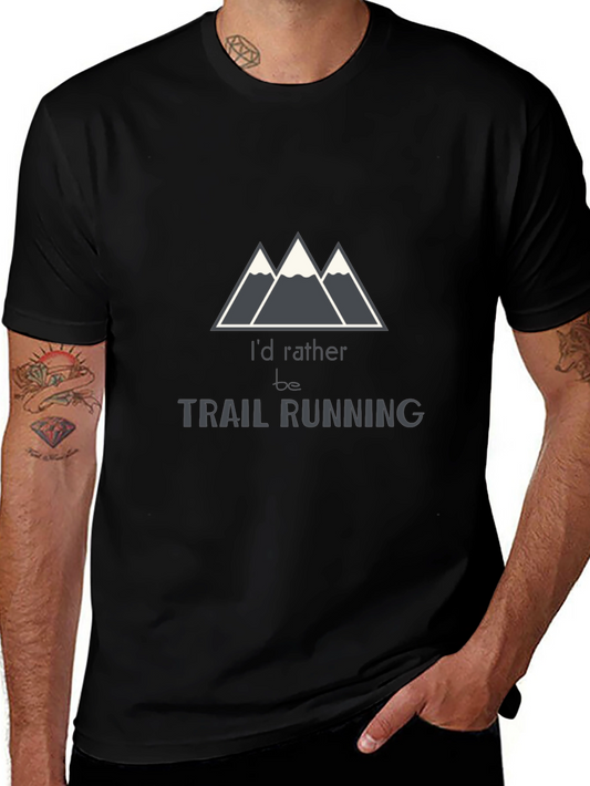 Trail Running T-Shirt - Mountain Design
