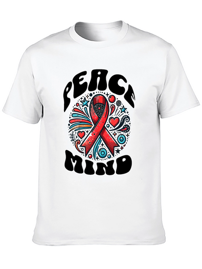 Peace Mind Ribbon Graphic Tee