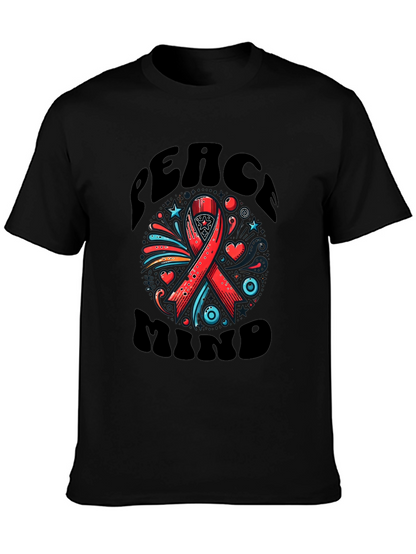Peace Mind Ribbon Graphic Tee