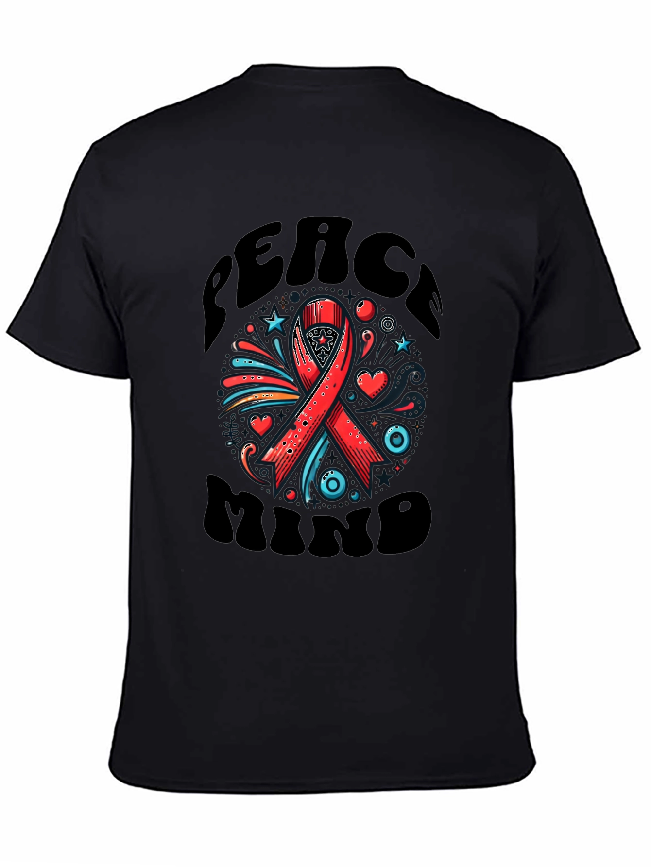 Peace Mind Ribbon Graphic Tee