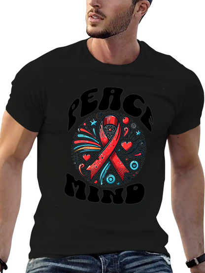 Peace Mind Ribbon Graphic Tee