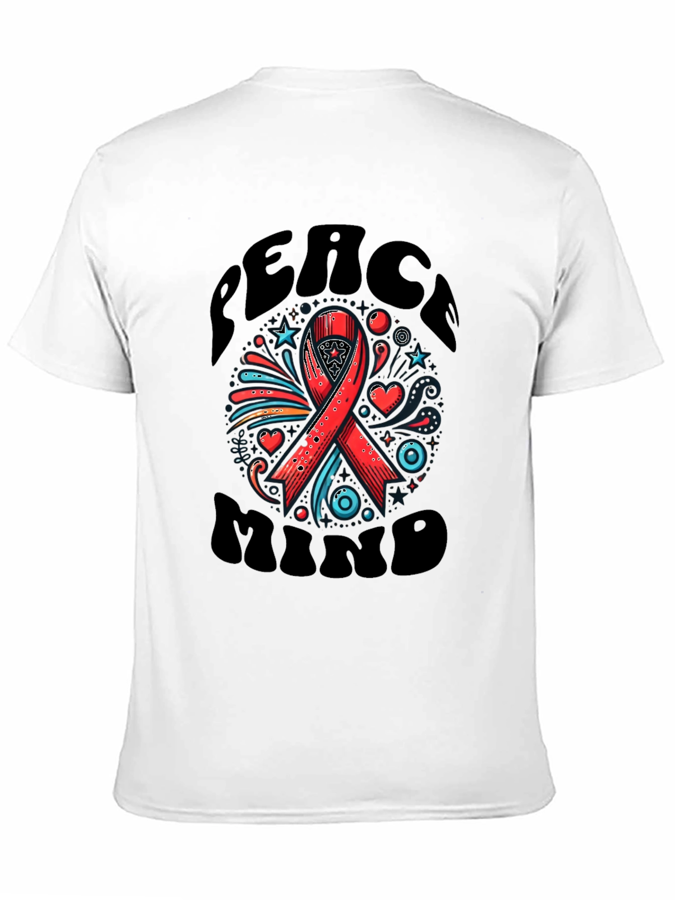 Peace Mind Ribbon Graphic Tee