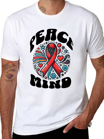 Peace Mind Ribbon Graphic Tee