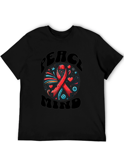 Peace Mind Ribbon Graphic Tee