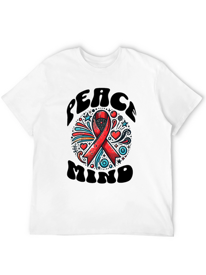 Peace Mind Ribbon Graphic Tee