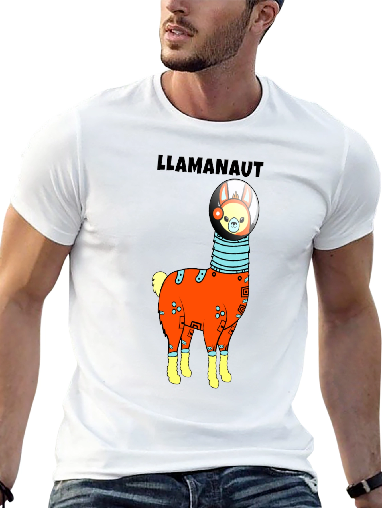 Llamanaut T-Shirt - Space Llama Design