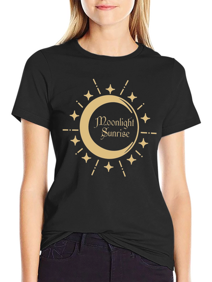 Moonlight Sunrise Graphic Tee - Stylish & Comfortable