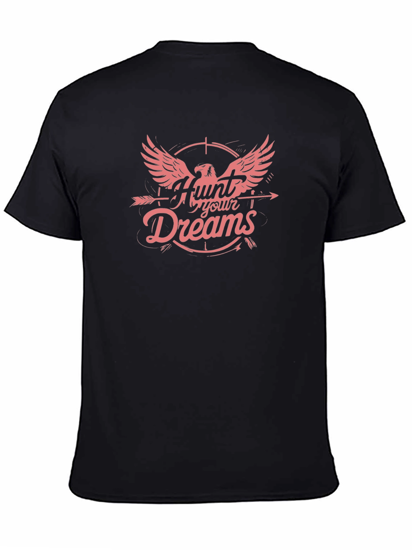 Hunt Your Dreams Graphic T-Shirt - Black Cotton Tee