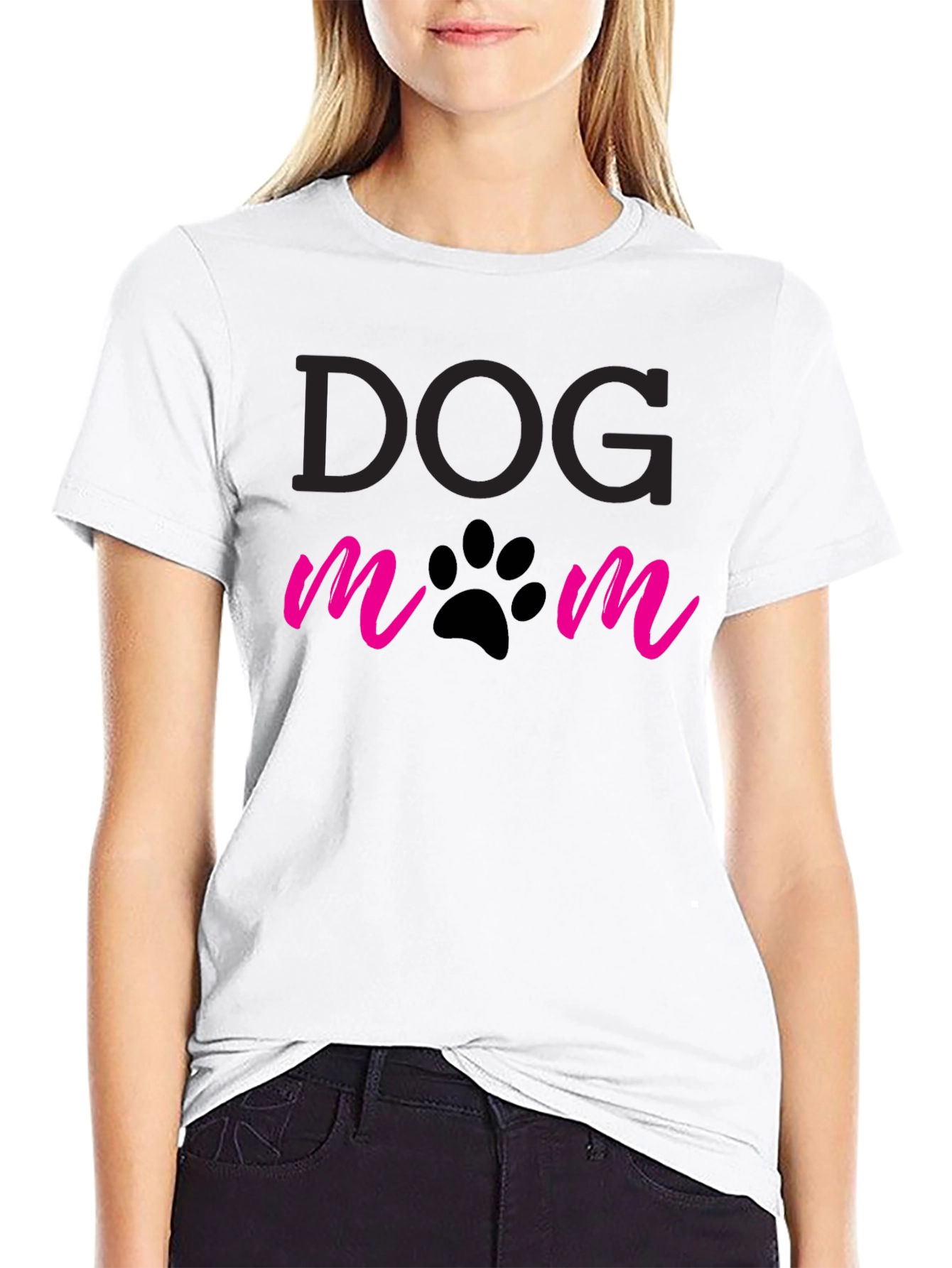Dog Mom Graphic T-Shirt