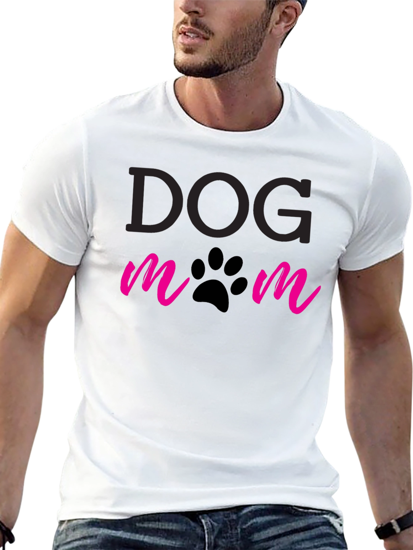 Dog Mom Graphic T-Shirt