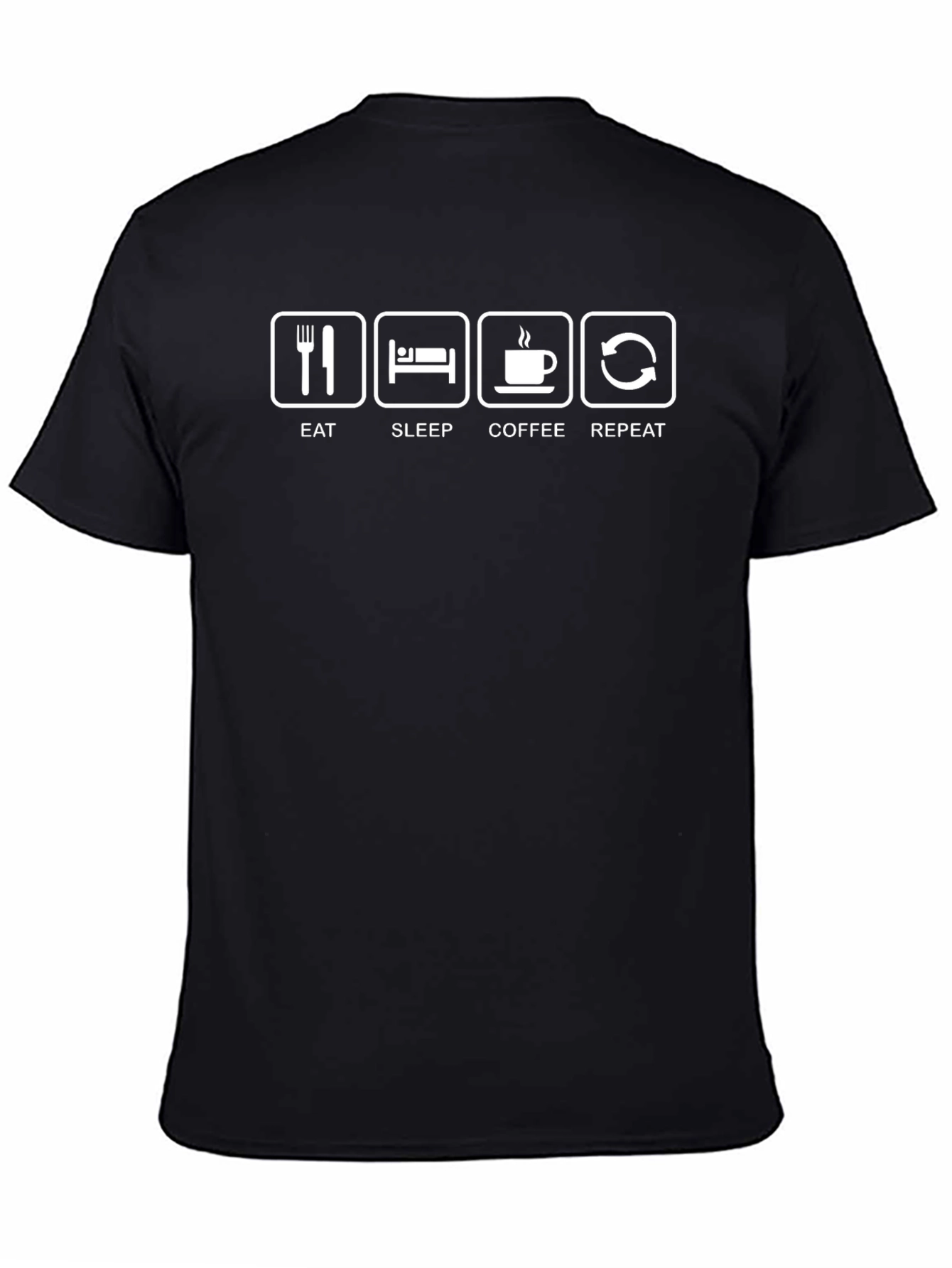 Eat Sleep Coffee Repeat Graphic T-Shirt