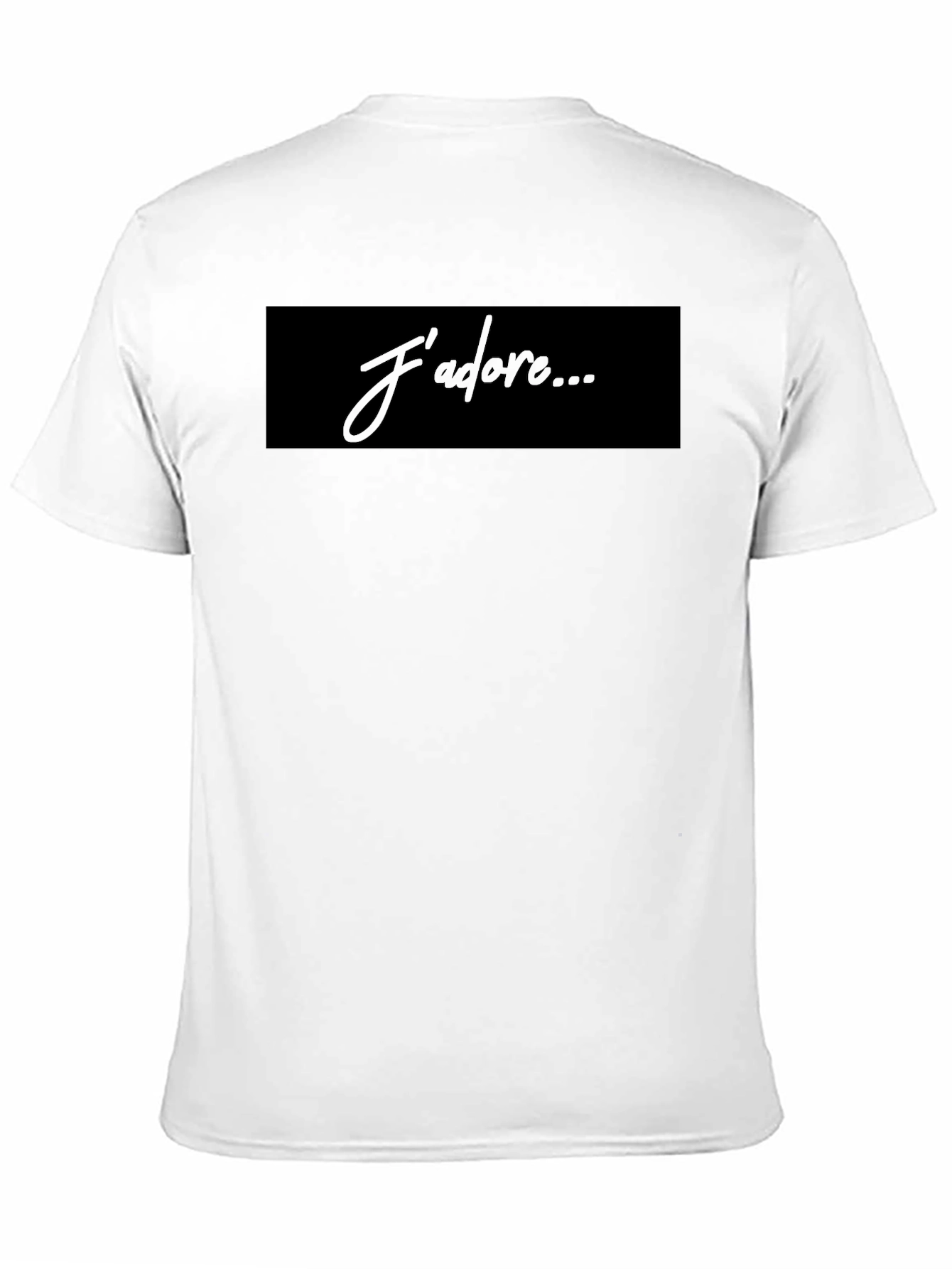 Jadore Graphic Tee - Stylish Black Cotton T-Shirt