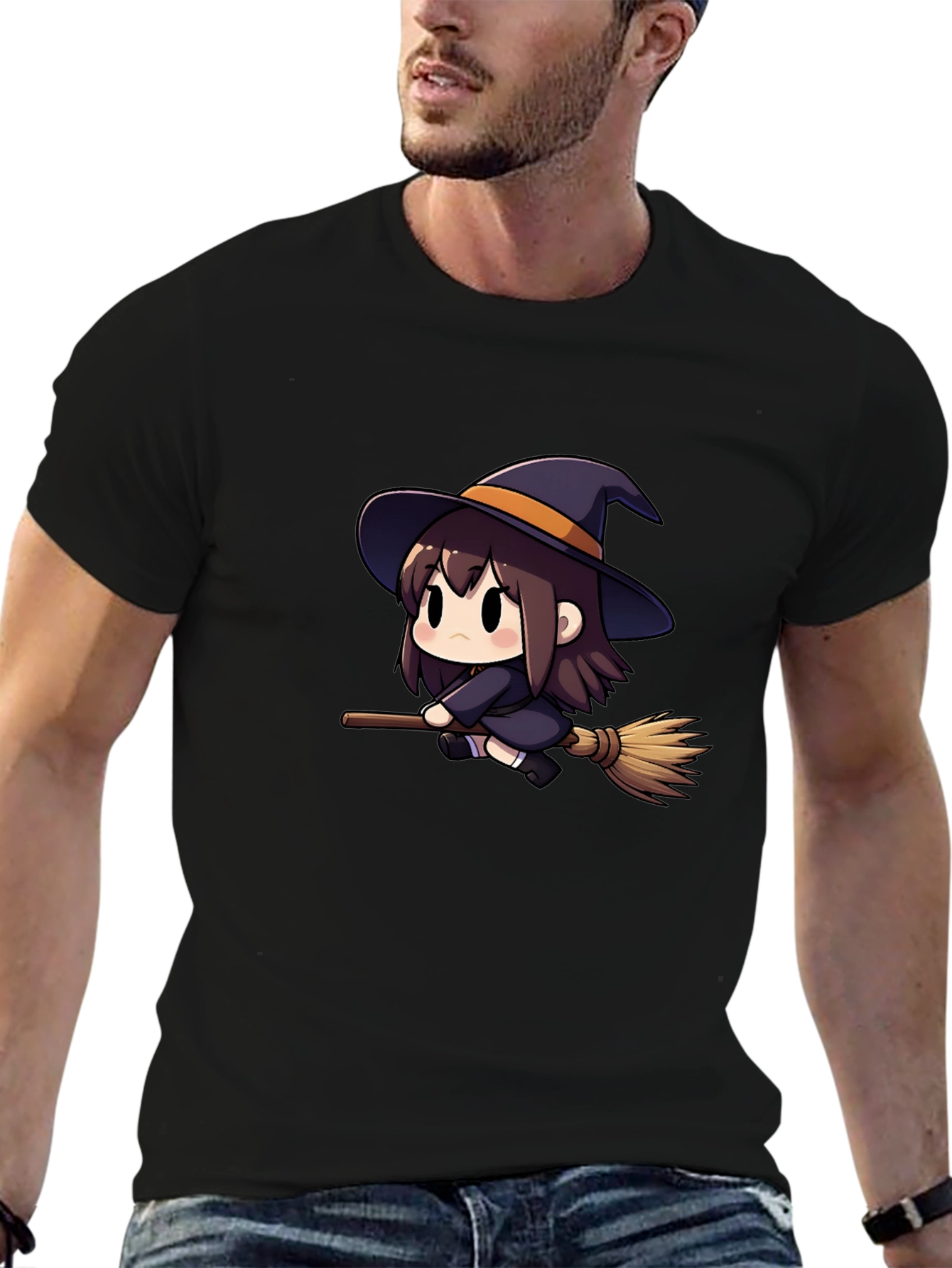 Cute Witch T-Shirt - Black