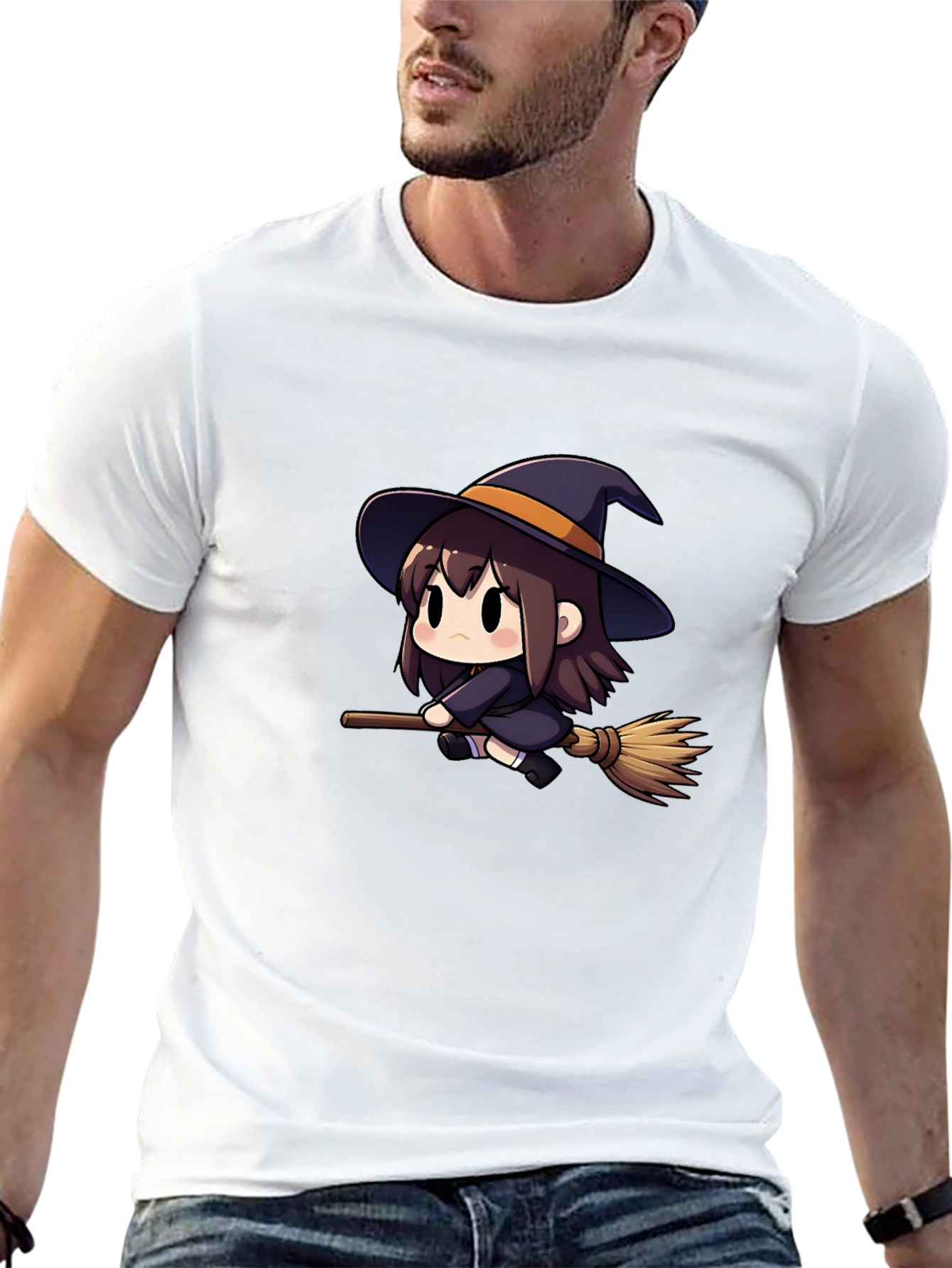 Cute Witch T-Shirt - Black