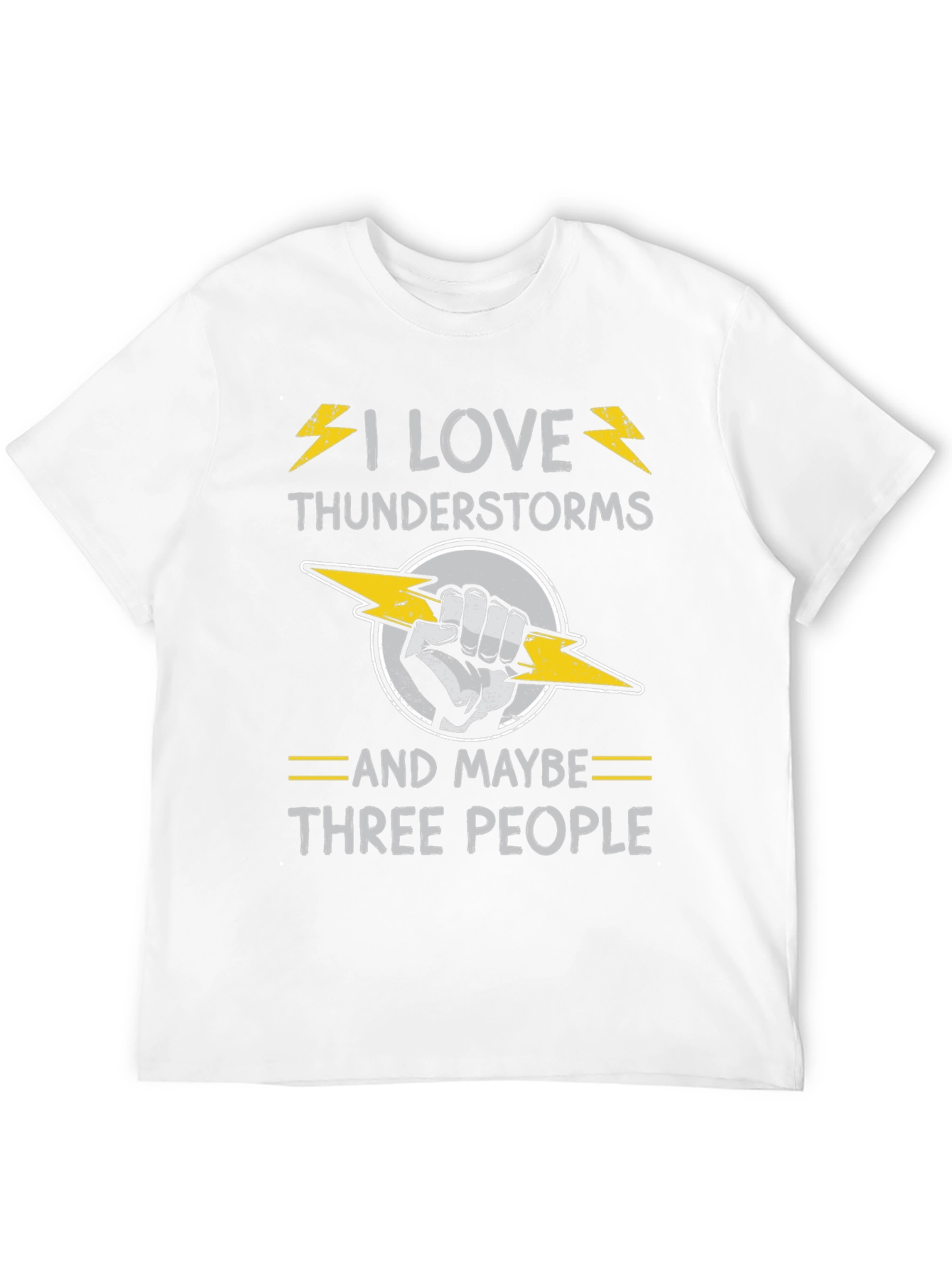 I Love Thunderstorms T-Shirt Funny Graphic Tee