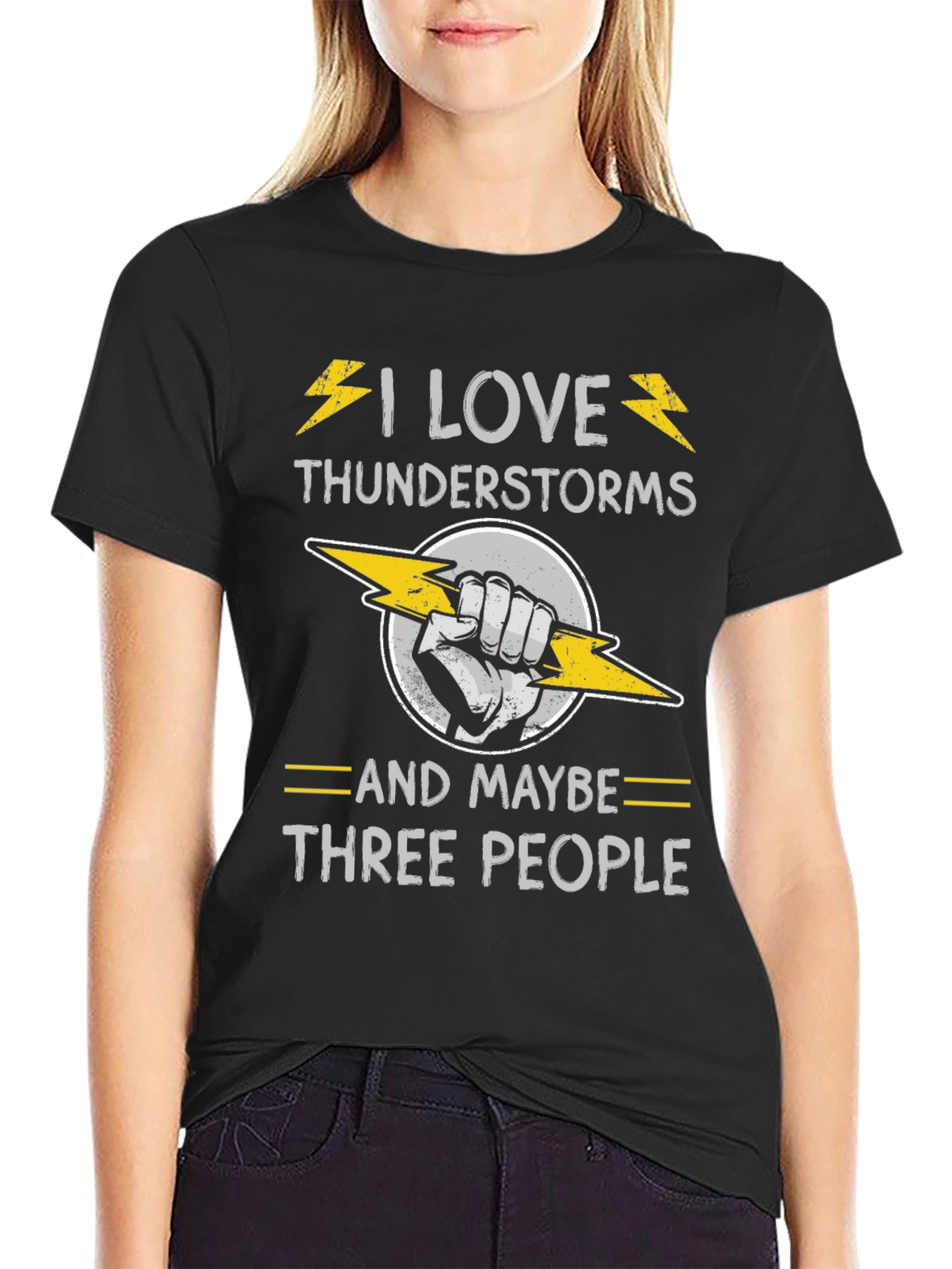 I Love Thunderstorms T-Shirt Funny Graphic Tee
