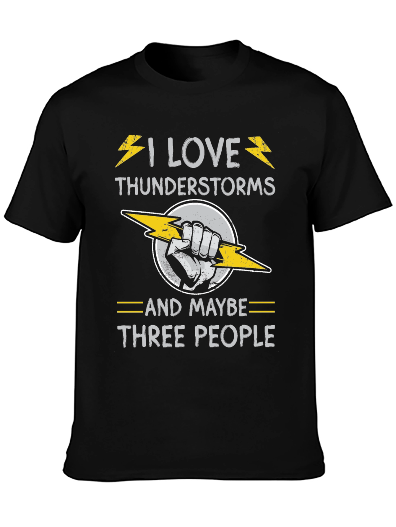 I Love Thunderstorms T-Shirt Funny Graphic Tee