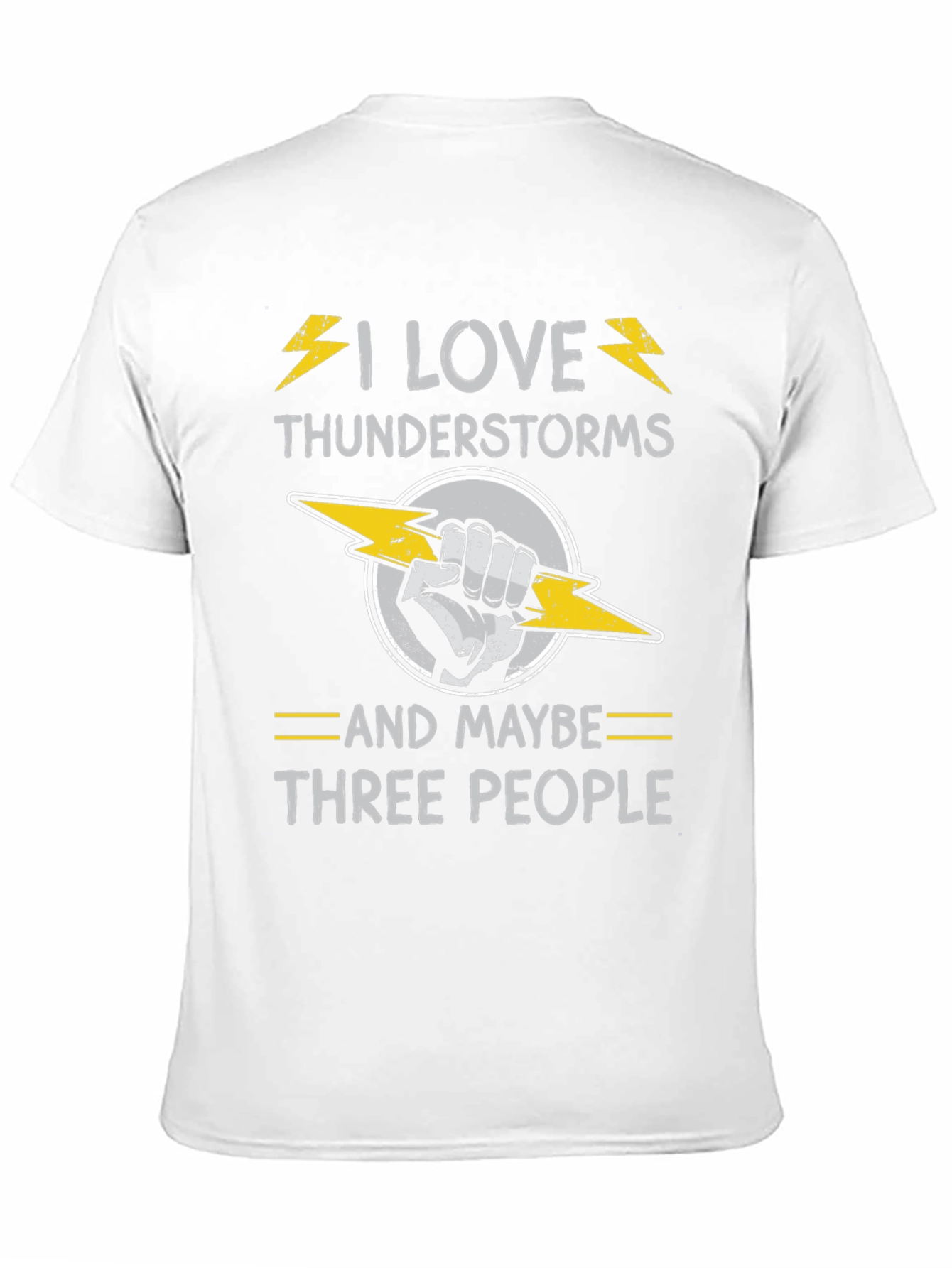 I Love Thunderstorms T-Shirt Funny Graphic Tee