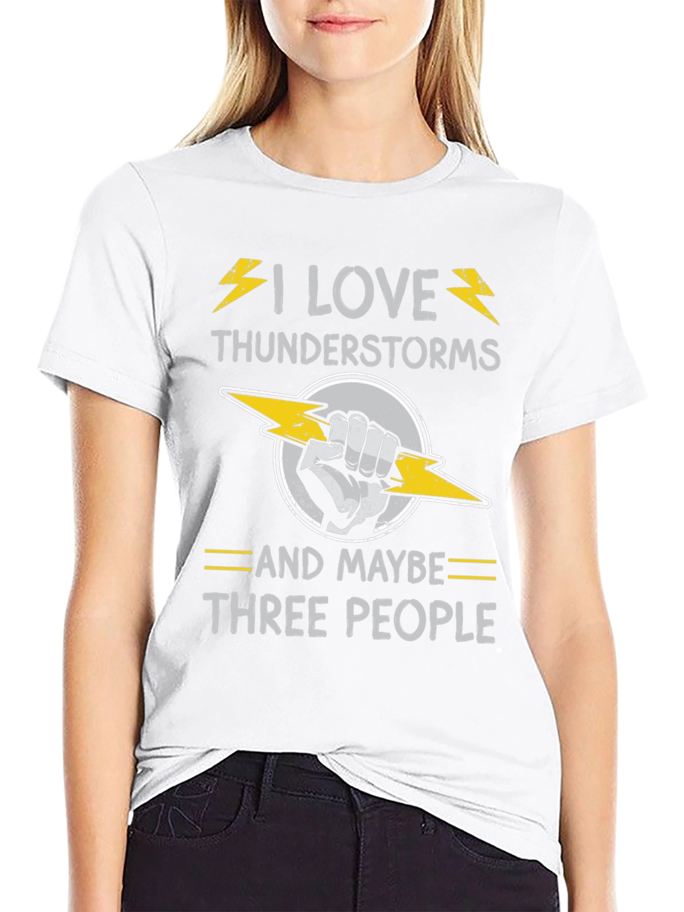 I Love Thunderstorms T-Shirt Funny Graphic Tee