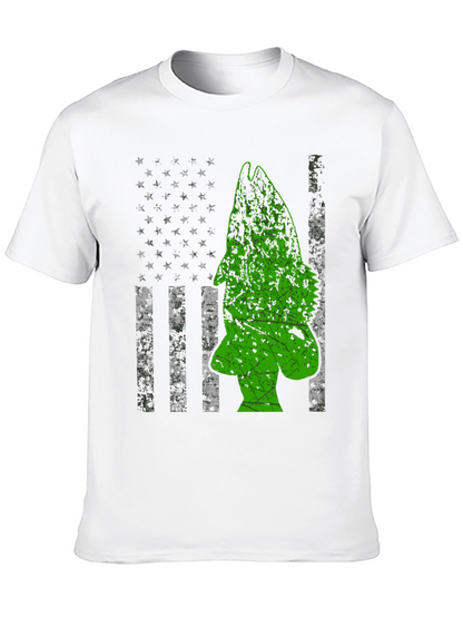 American Flag Bass Fishing Graphic Tee