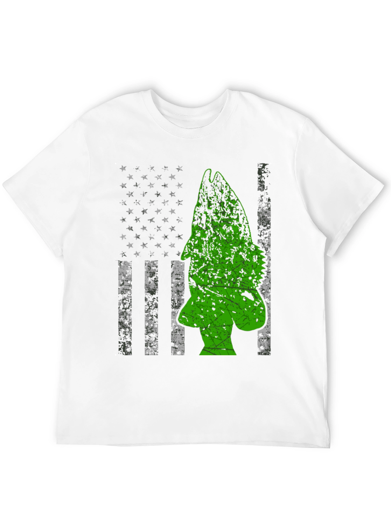 American Flag Bass Fishing Graphic Tee