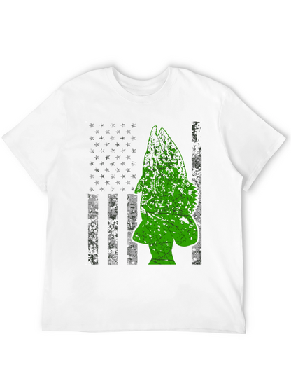American Flag Bass Fishing Graphic Tee