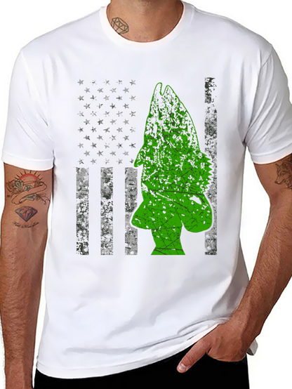 American Flag Bass Fishing Graphic Tee