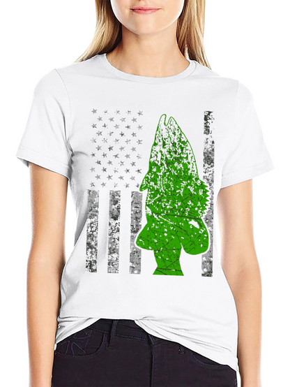 American Flag Bass Fishing Graphic Tee