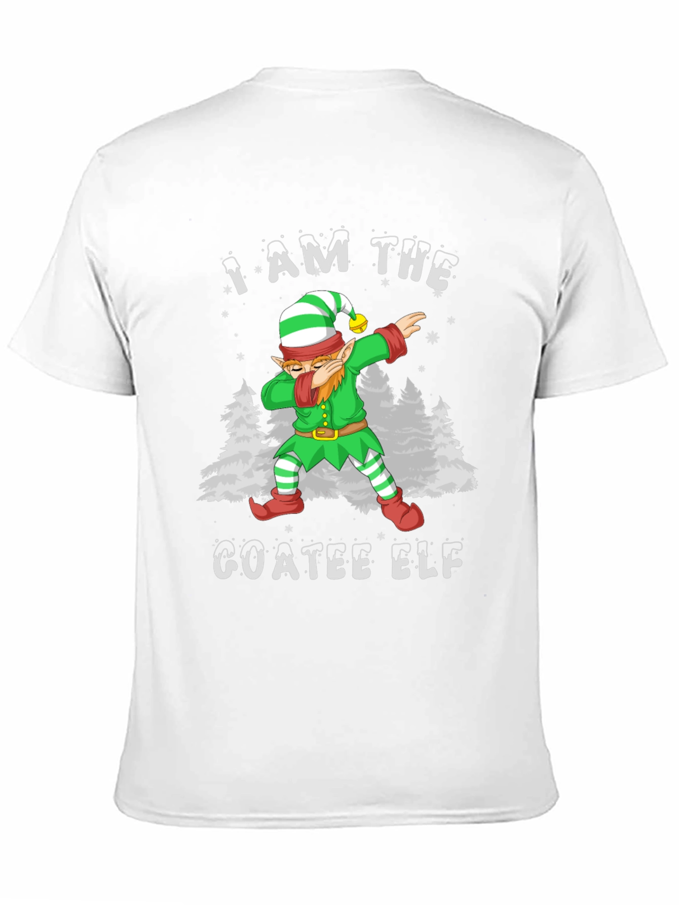 I Am The Goatee Elf Dab T-Shirt Christmas Holiday