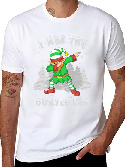 I Am The Goatee Elf Dab T-Shirt Christmas Holiday