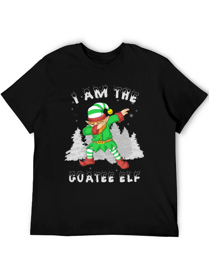 I Am The Goatee Elf Dab T-Shirt Christmas Holiday