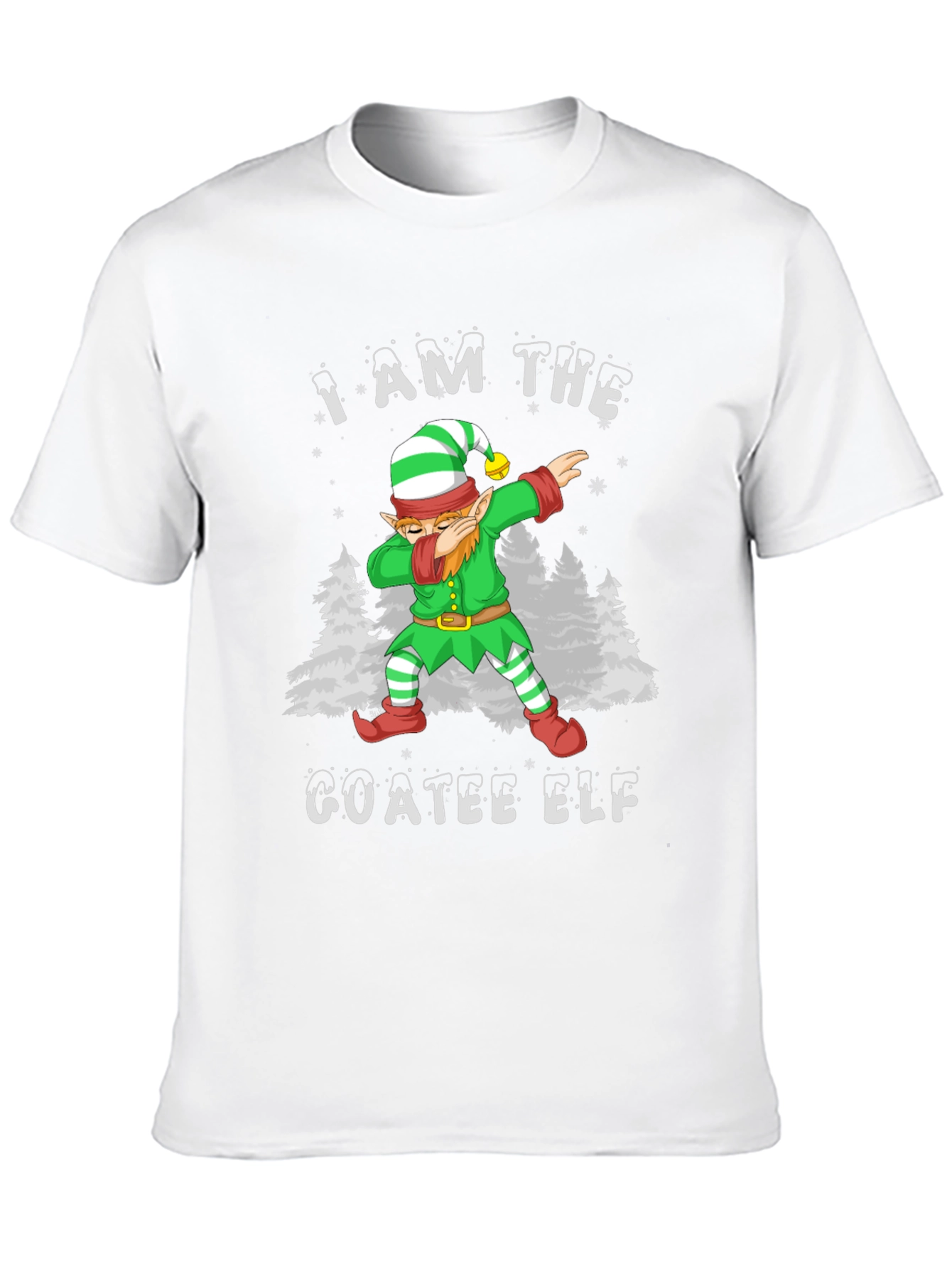 I Am The Goatee Elf Dab T-Shirt Christmas Holiday