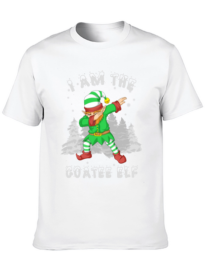 I Am The Goatee Elf Dab T-Shirt Christmas Holiday