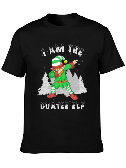 I Am The Goatee Elf Dab T-Shirt Christmas Holiday