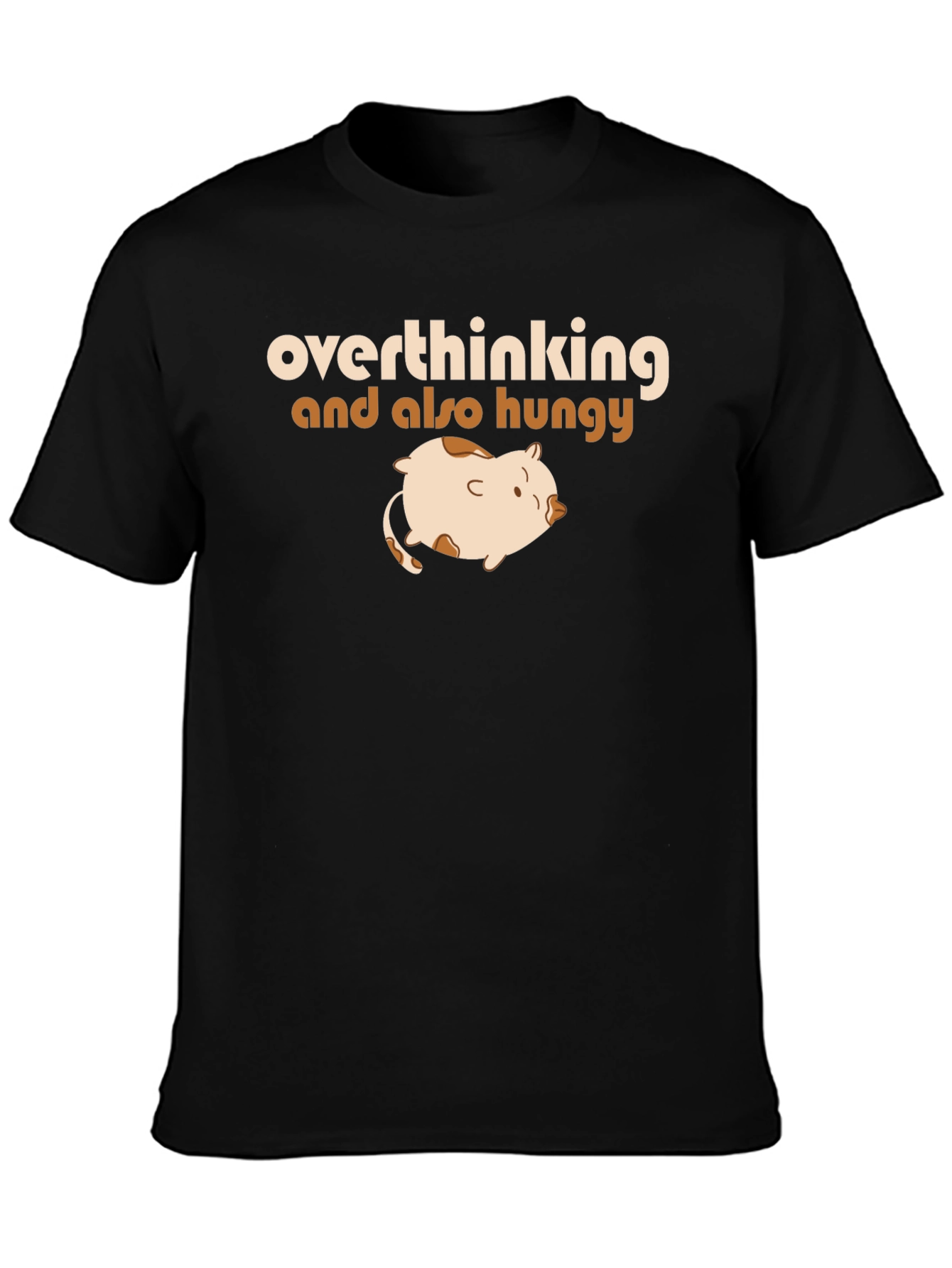 Overthinking & Hungry T-Shirt - Funny Graphic Tee