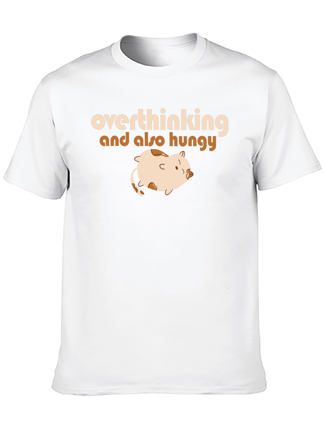 Overthinking & Hungry T-Shirt - Funny Graphic Tee