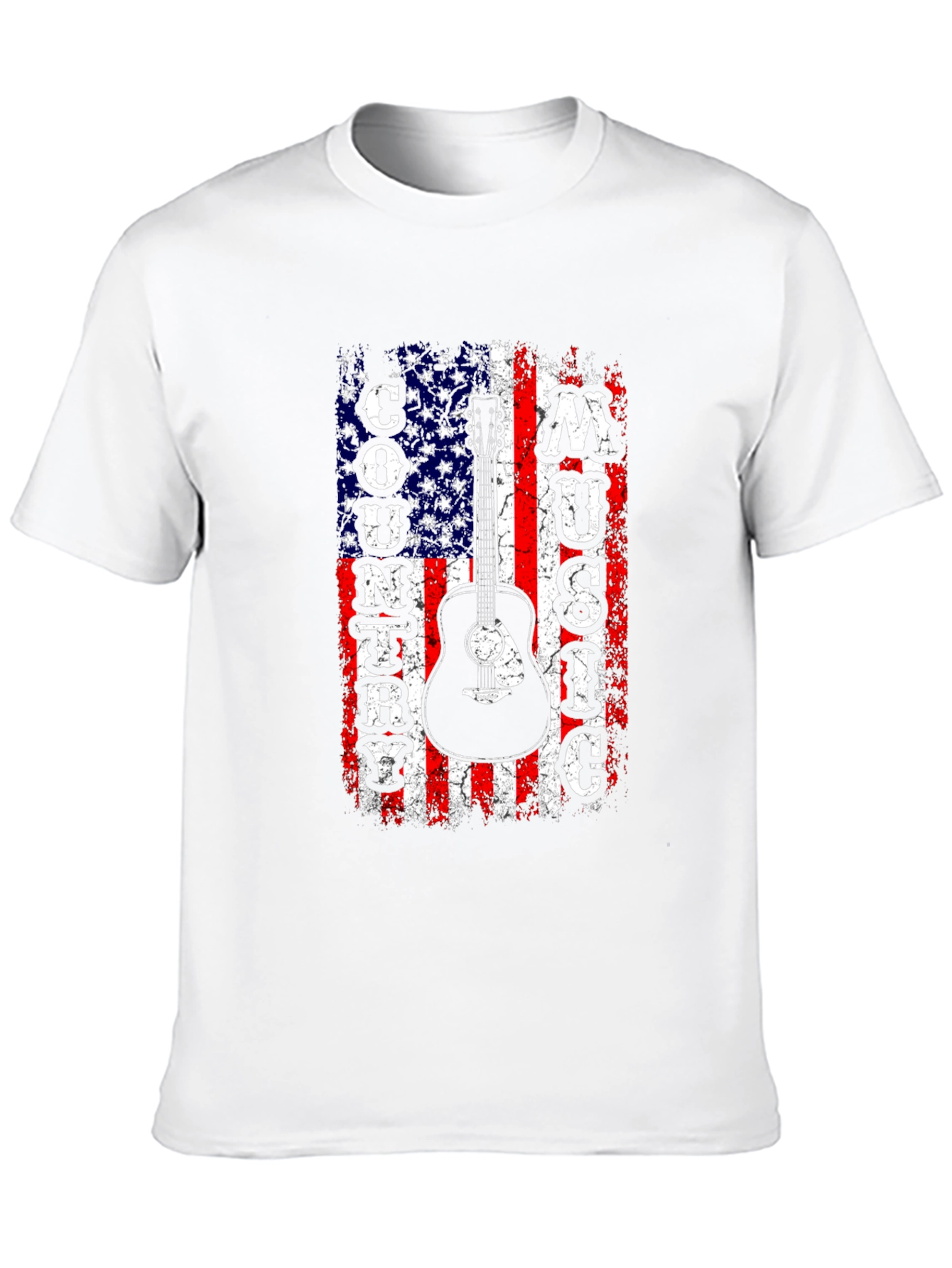 Country Music American Flag Graphic Tee