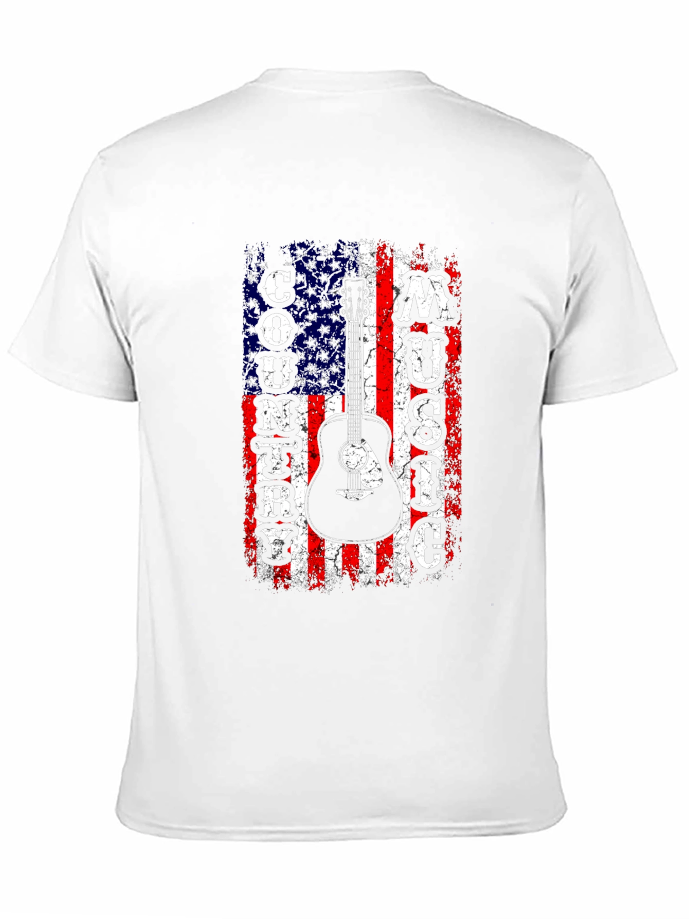 Country Music American Flag Graphic Tee