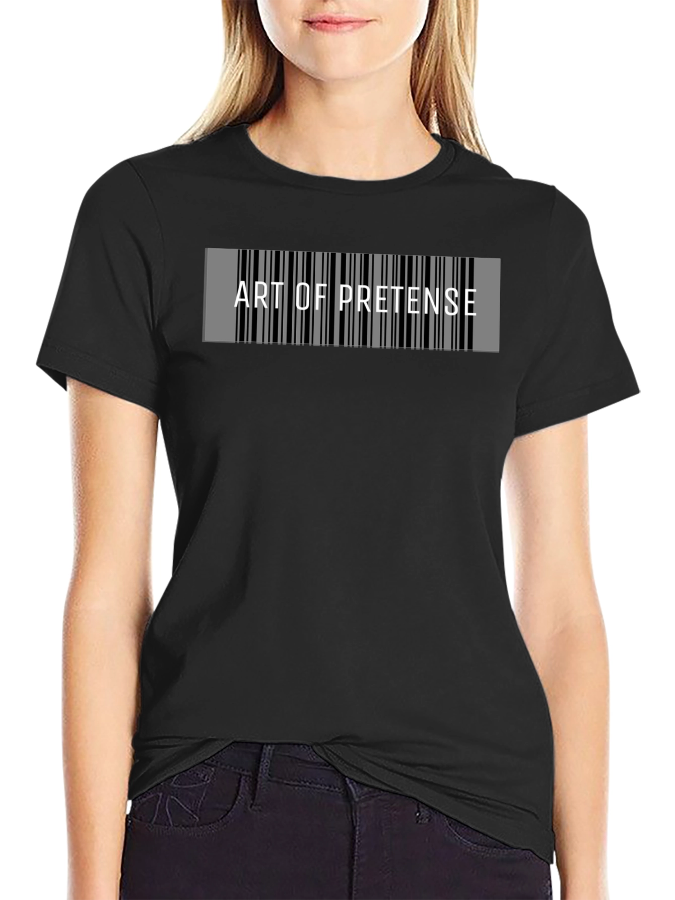 Art of Pretense Barcode Graphic T-Shirt