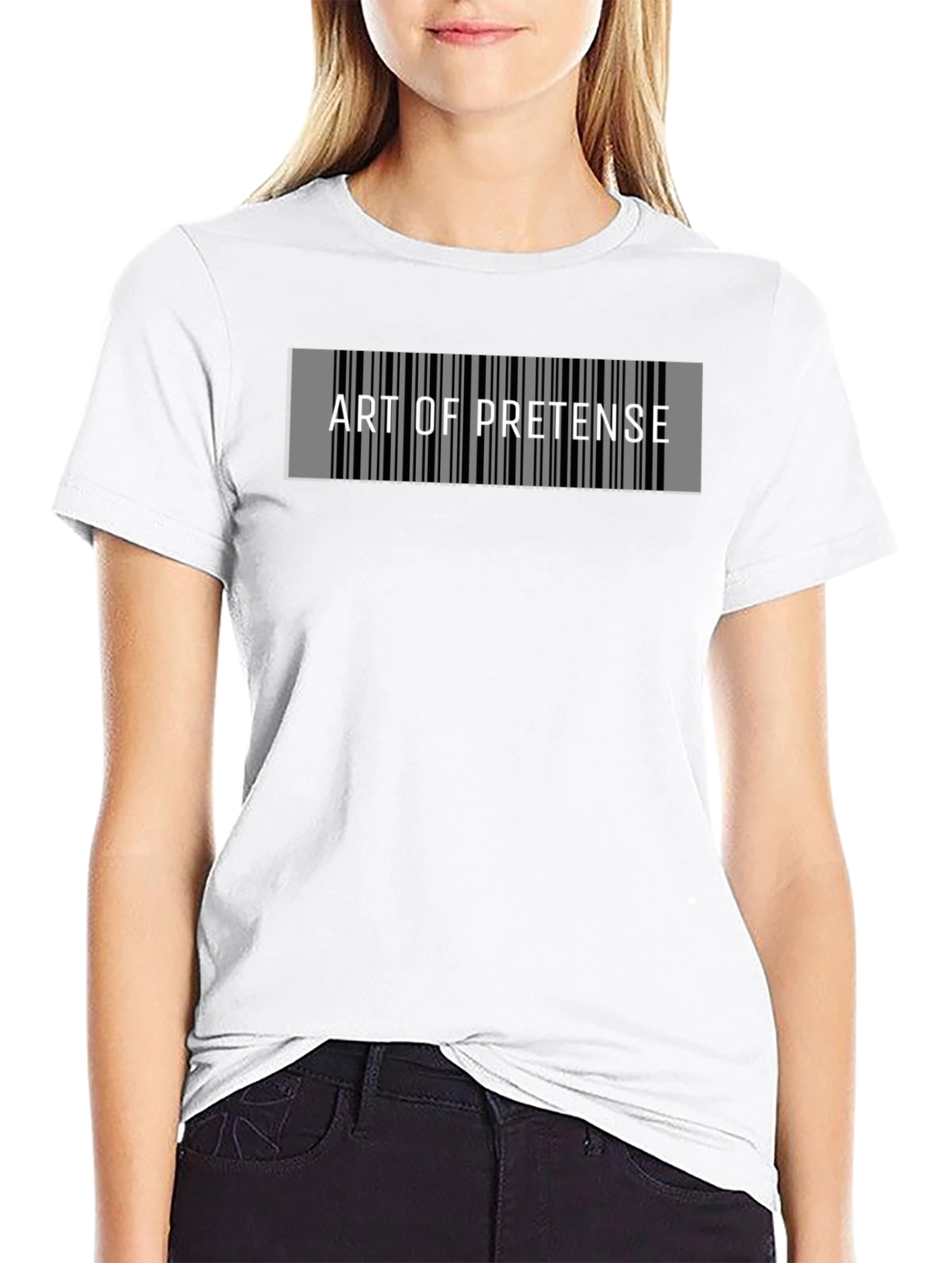 Art of Pretense Barcode Graphic T-Shirt