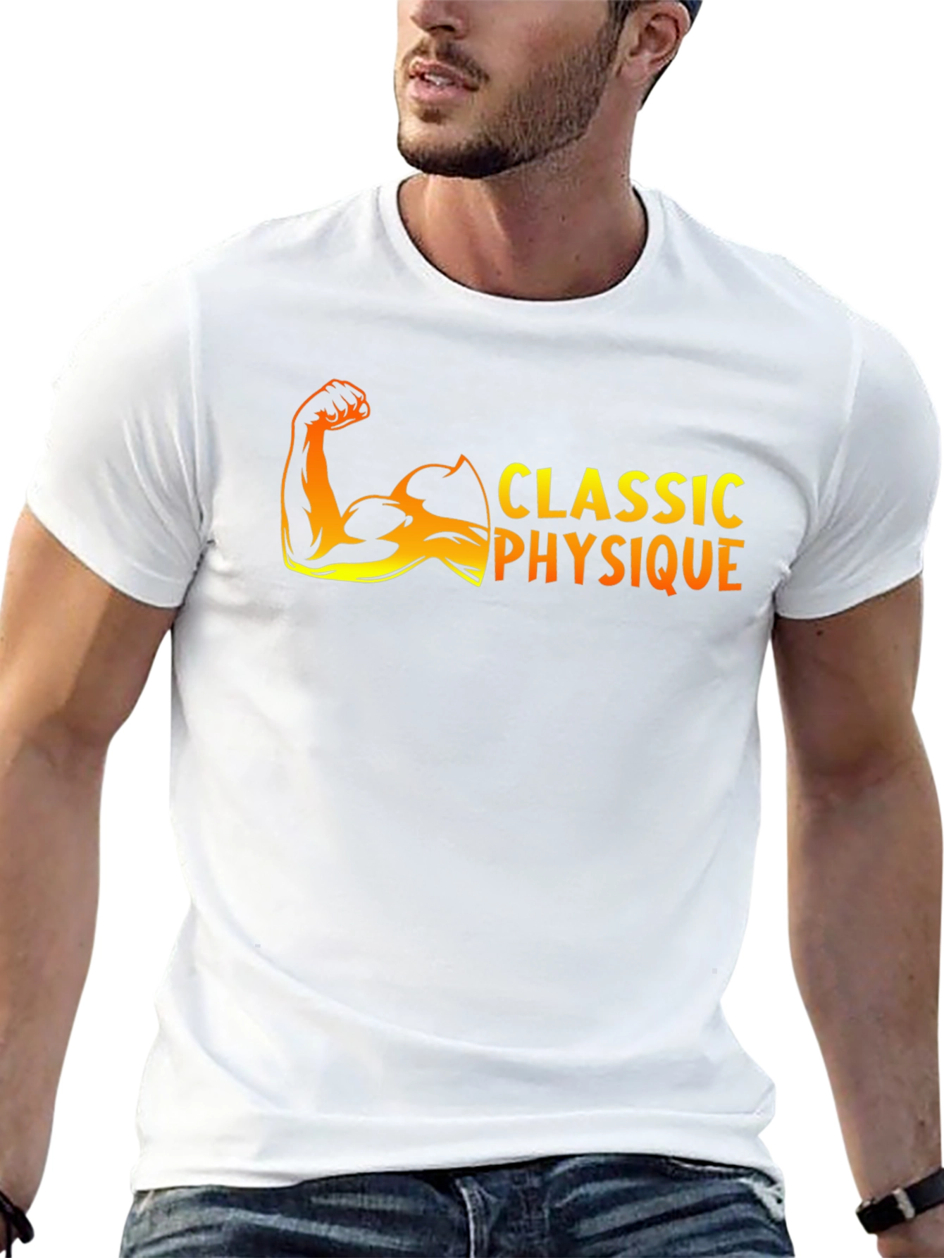 Classic Physique Graphic T-Shirt - Black